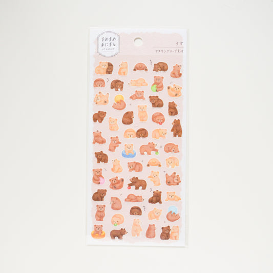 Bear Sticker Sheet